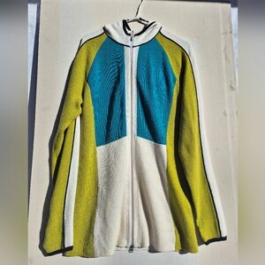 Obermeyer Wool Blend Zip Up Hoodie Women's Size Large